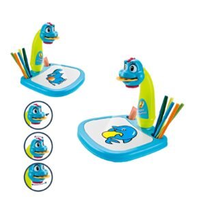 Cute dinosaur shaped drawing projection painting board