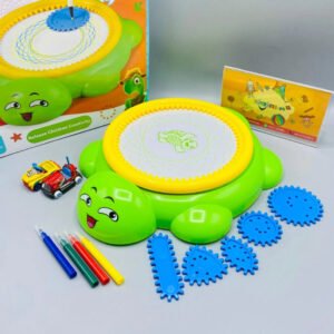 turtle spiral doodler spinning drawing surface