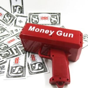 Cash and money gun