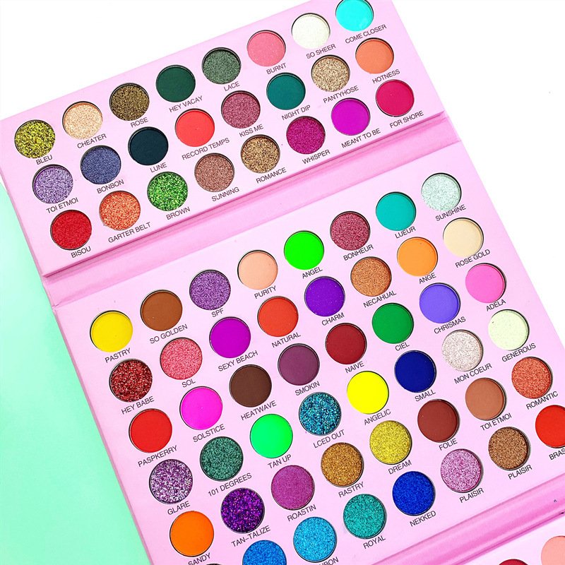 Colourful 96-color Palette butterfly pattern pearly matte Eye Makeup Eyeshadow Toy for Kids - Image 6