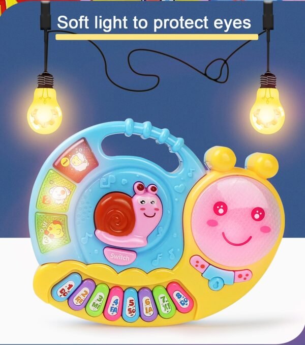 Musical Elf Caterpillar Piano with Music and Light for Toddlers and Kids - Image 4