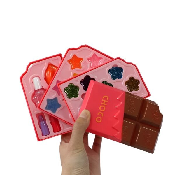 Chocolate cosmetic makeup set