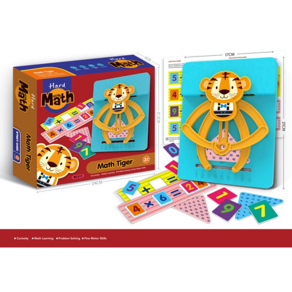 Montessori Memory Training Game Arithmetic Board For Counting And Matching STEM Toy For Kids - Image 10