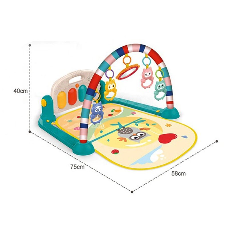 Double Layered Baby Crawling Fitness Play Mat With Light And Music - Image 6