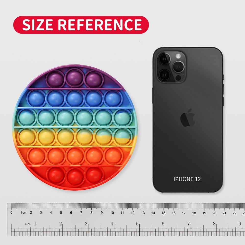 Fidget Circle Shape Kids Game Sensory Special Needs Kid Toys Gift Relieve Children Adult Decompression - Image 2