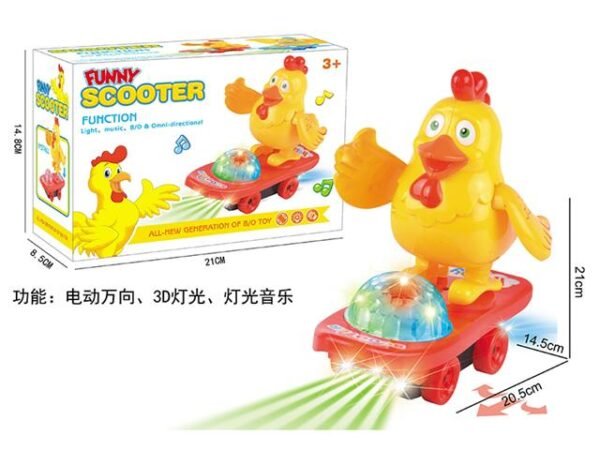 Funny Scooter Toy With Sound, Lights And Music For Kids - Image 3