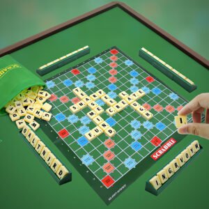 Scrabble board game orignal letter matching educational spelling alphabet