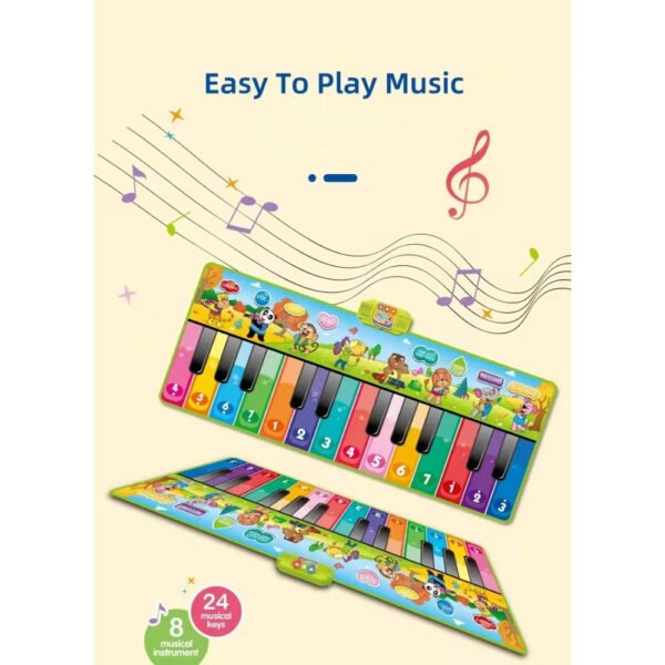 Electronic Touch And Learn Children’s Music Piano Mat - Image 6