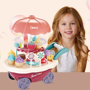 Icecream candy play cart kitchen set