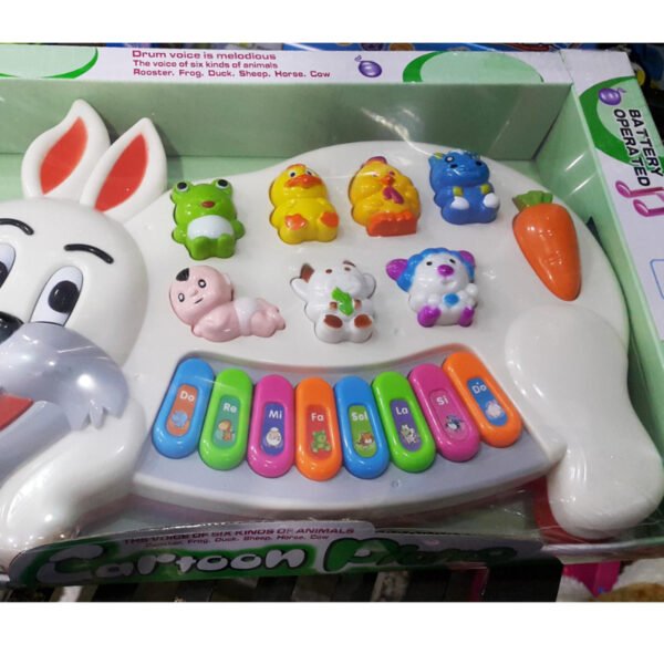 Musical Rabbit Piano Toy with Keyboard for Kids - Image 6