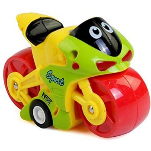 Colorful Friction Powered Stunning Racing Sport Bike Toy for Kids - Image 3