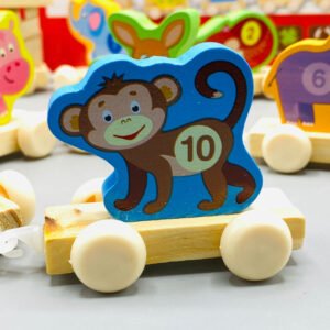 Wooden Educational number