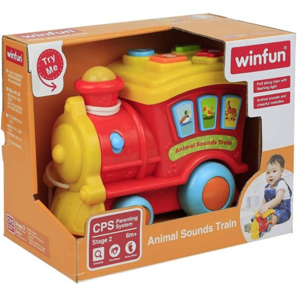 Best Pre School Winfun English Learning Animal Sounds Train Toy for Kids - Image 4
