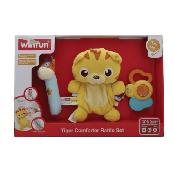 Colorful Winfun Set of 3 Bear Rattles for Kids - Image 2