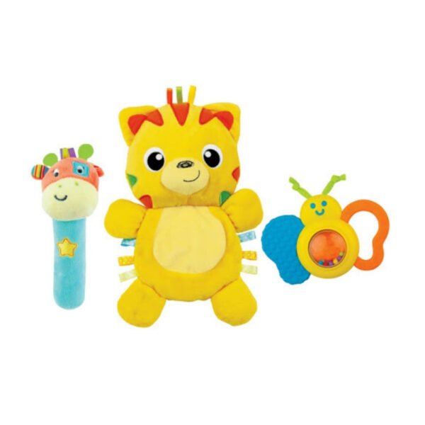 Colorful Winfun Set of 3 Bear Rattles for Kids - Image 4