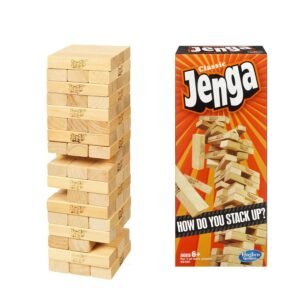 Wooden puzzle stacking game