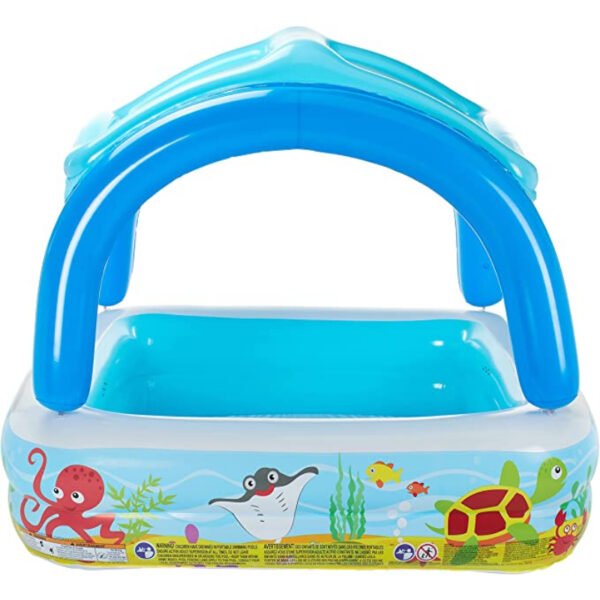Bestway Canopy Inflatable Kids Paddling Pool with Removeable Roof - Image 4