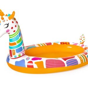 Bestway cute giraffe animal shape water splash swimming pool