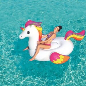 Bestway inflatable unicorn ride on swimming pool