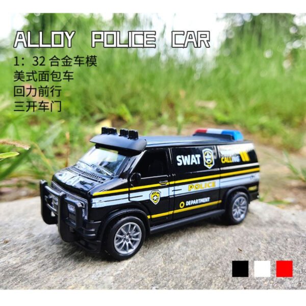 Mini miniature die cast model simulation pull back alloy van