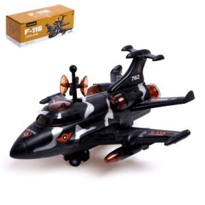 F-116 Aircraft light and sound bump and go aeroplane air fighting toy