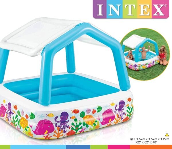 Sun shade baby swimming pool