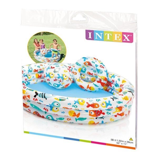 INTEX 59469 Fishbowl Swimming Pool With Ball And Tube 52 X 11 - Image 6