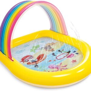 Intex inflatable rainbow swimming pool