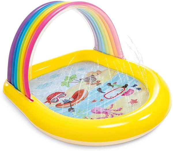 Intex inflatable rainbow swimming pool
