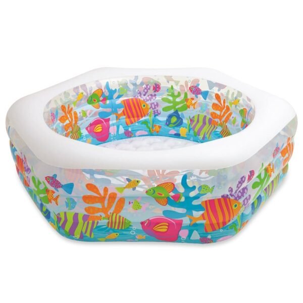 Intex 56493 Swim Center Ocean Reef Inflatable Pool Multi Color - Image 4