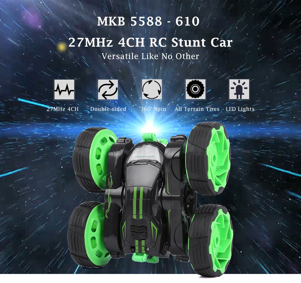 Climbing RC Car 360 Degree Rotation Transformation MKB 5588 27MHz 4CH Car Fall Resistance - Image 2