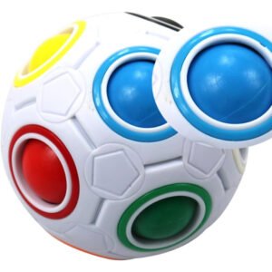 Magic ball with 11 rainbow colors matching puzzle game fidget stress reliever