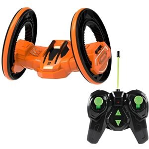 Radio controlled racing stunt car 360 degree spin vehicle