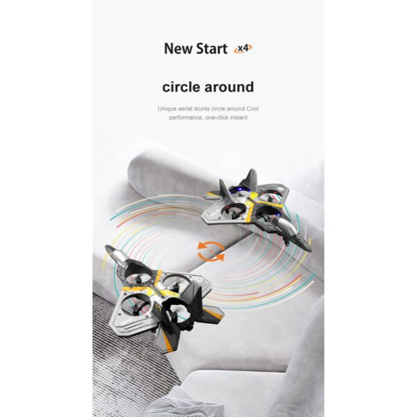 V17 2.4GHz 6CH EPP Remote Control Gravity Sensing 4 Motor Aircraft - Image 4