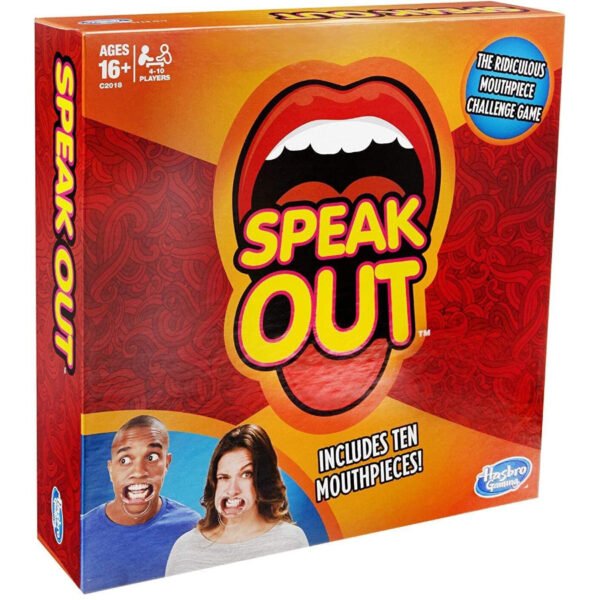 Speak out game mouth piece challenge