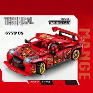 Technical building realistic model racing car