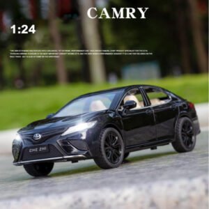 Toyota camry die cast metal car model pull back with sound and lights